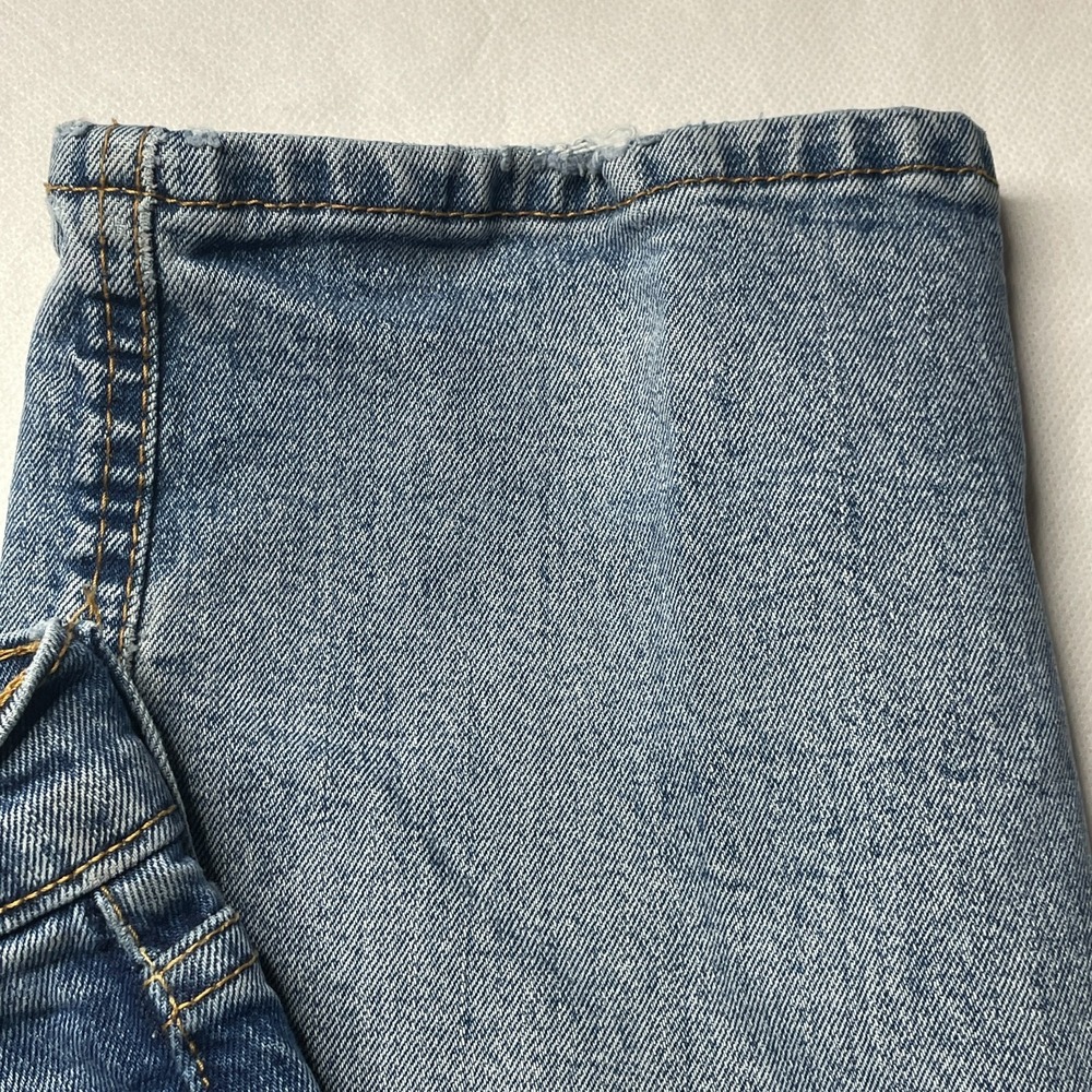 Levis 511 Mens Jeans 34x32 Light Wash Slim Jeans Frayed Hem Denim - Picture 3 of 16